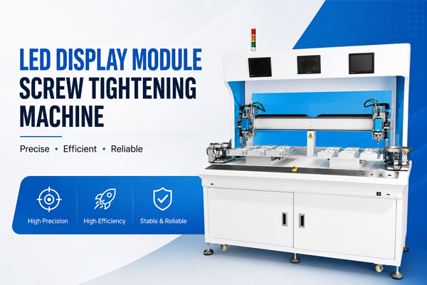 LED display module screw tightening machine