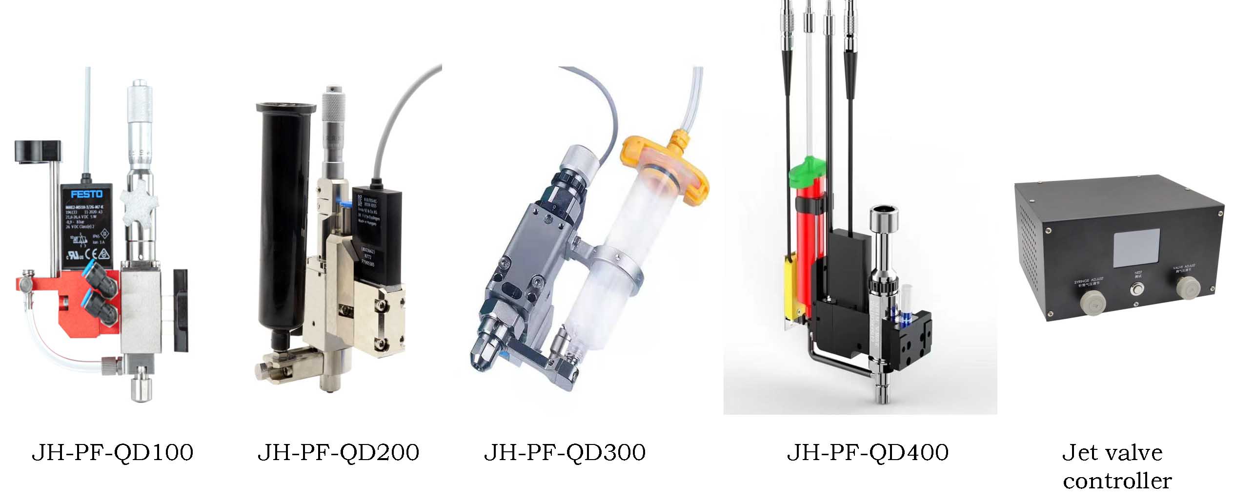 Epoxy glue dispensing head