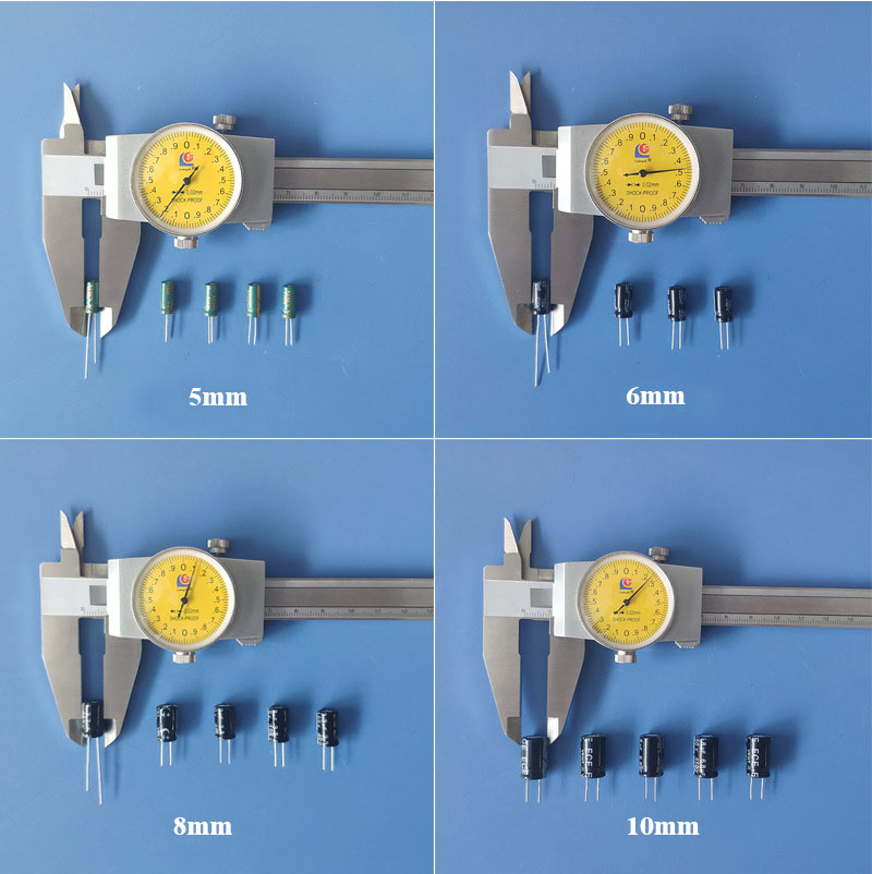 Capacitor cutting vibration feeder