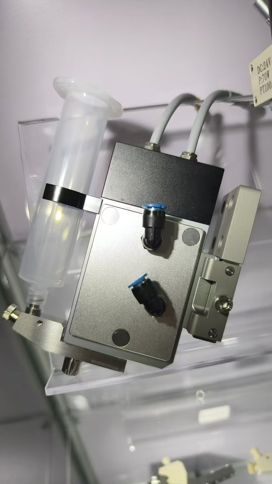 Extended features of JHIMS 5800 piezo jet valve